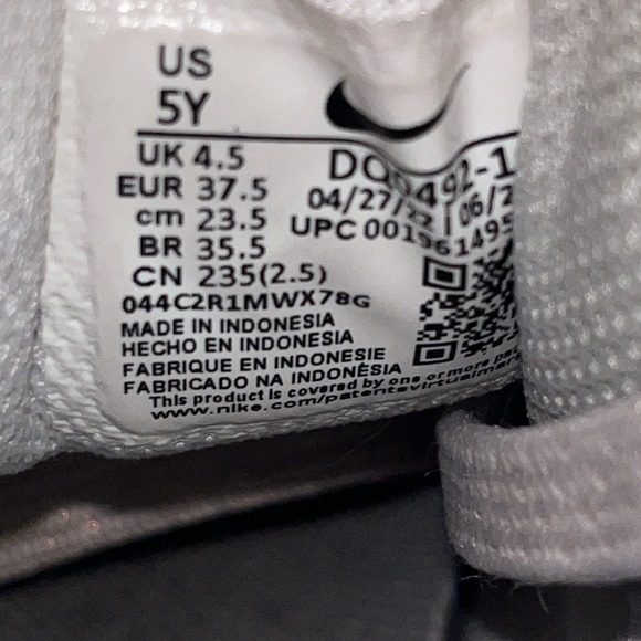 Nike Court Borough Low 2 White/Pink Size 5Y Or Size 7 Women's Sneakers‎ Shoe - Picture 13 of 16